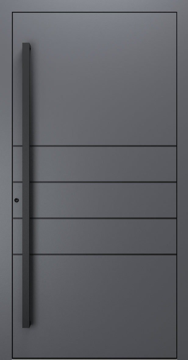 Turenwerke SL75 Design 270B Premium75 aluminium door in slate grey RAL 7015