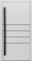 Turenwerke SL75 Design 270B Premium75 aluminium door in light grey RAL 7035