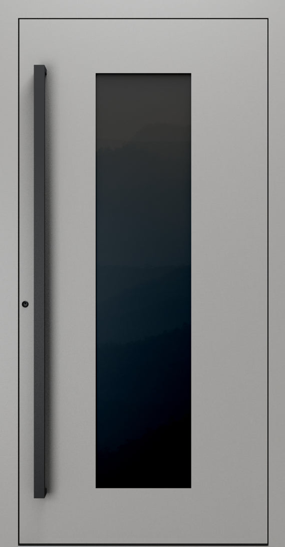 Turenwerke SL75 Design 28 Premium75 aluminium door in grey RAL 9007