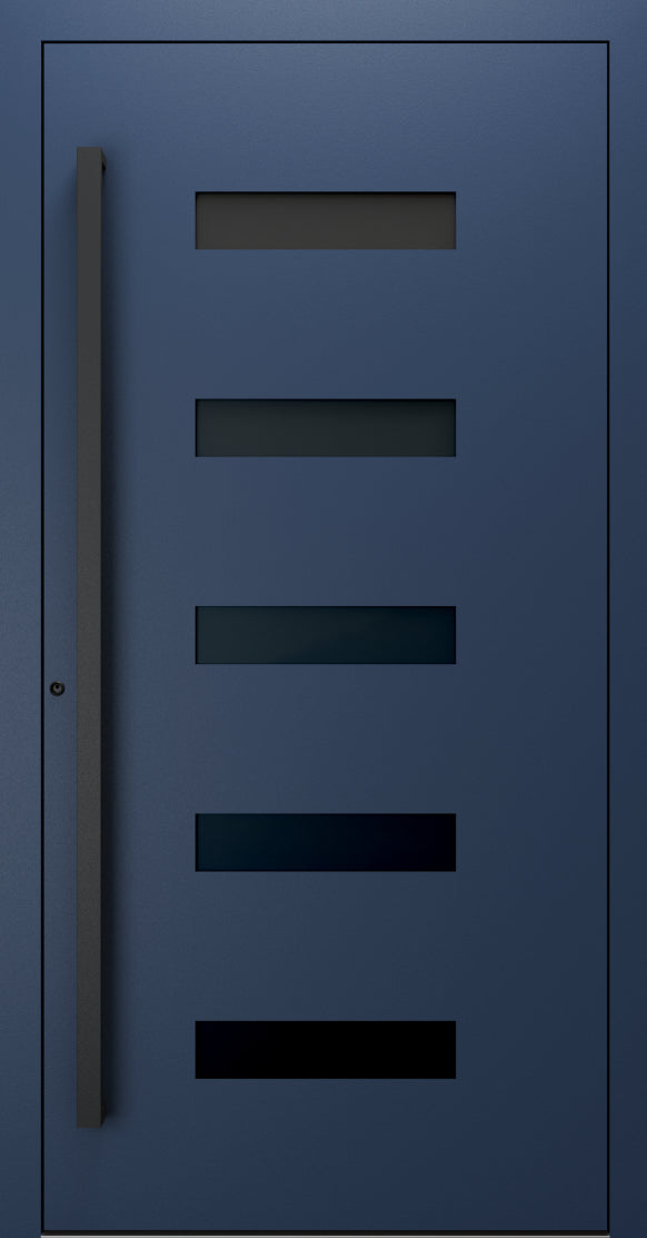 Turenwerke SL75 Design 31 Premium75 Aluminium Door - Sapphire Blue RAL 5003 Blackline