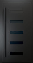 Turenwerke SL75 Design 31 Premium75 Aluminium Door - Jet Black RAL 9005 Blackline