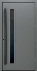 Turenwerke SL75 Design 34 Premium75 aluminium door in basalt grey RAL 7012