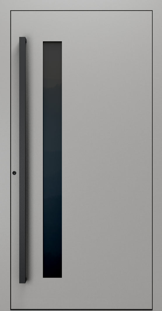 Turenwerke SL75 Design 34 Premium75 aluminium door in grey RAL 9007
