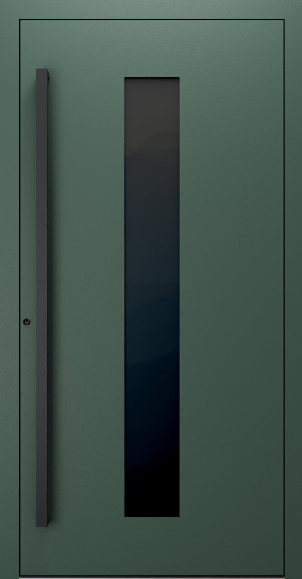 Turenwerke SL75 Design 35 Premium75 Aluminium Door - Fir Green RAL 6009 Blackline