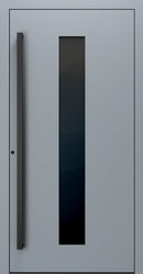 Turenwerke SL75 Design 35 Premium75 Aluminium Door - Silver Grey RAL 7001 Blackline