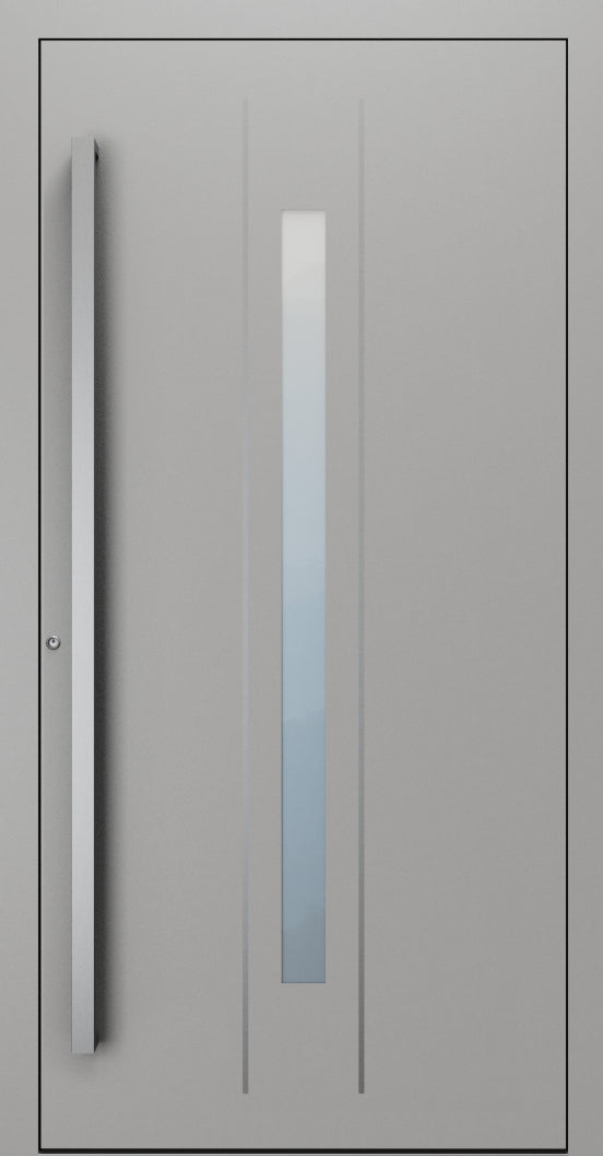 Turenwerke SL75 Design 620 Premium75 aluminium door in grey RAL 9007