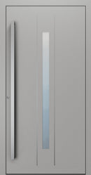 Turenwerke SL75 Design 620 Premium75 aluminium door in grey RAL 9007