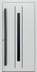 Turenwerke SL75 Design 620B Premium75 aluminium door in light grey RAL 7035