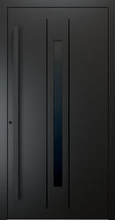 Turenwerke SL75 Design 620B Premium75 aluminium door in jet black RAL 9005