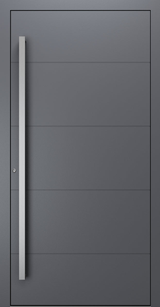 Turenwerke SL75 Design 660 Premium75 aluminium door in slate grey RAL 7015