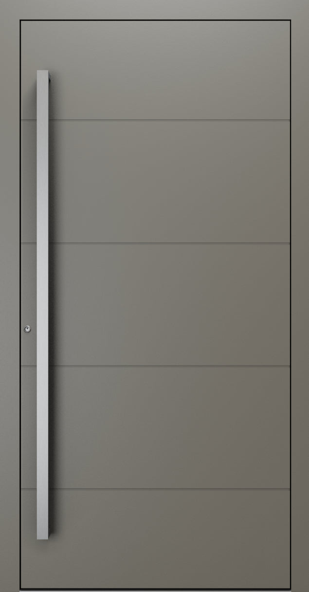 Turenwerke SL75 Design 660 Premium75 aluminium door in umbra grey RAL 7022