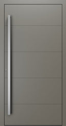 Turenwerke SL75 Design 660 Premium75 aluminium door in umbra grey RAL 7022