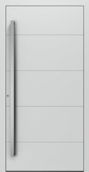 Turenwerke SL75 Design 660 Premium75 aluminium door in light grey RAL 7035