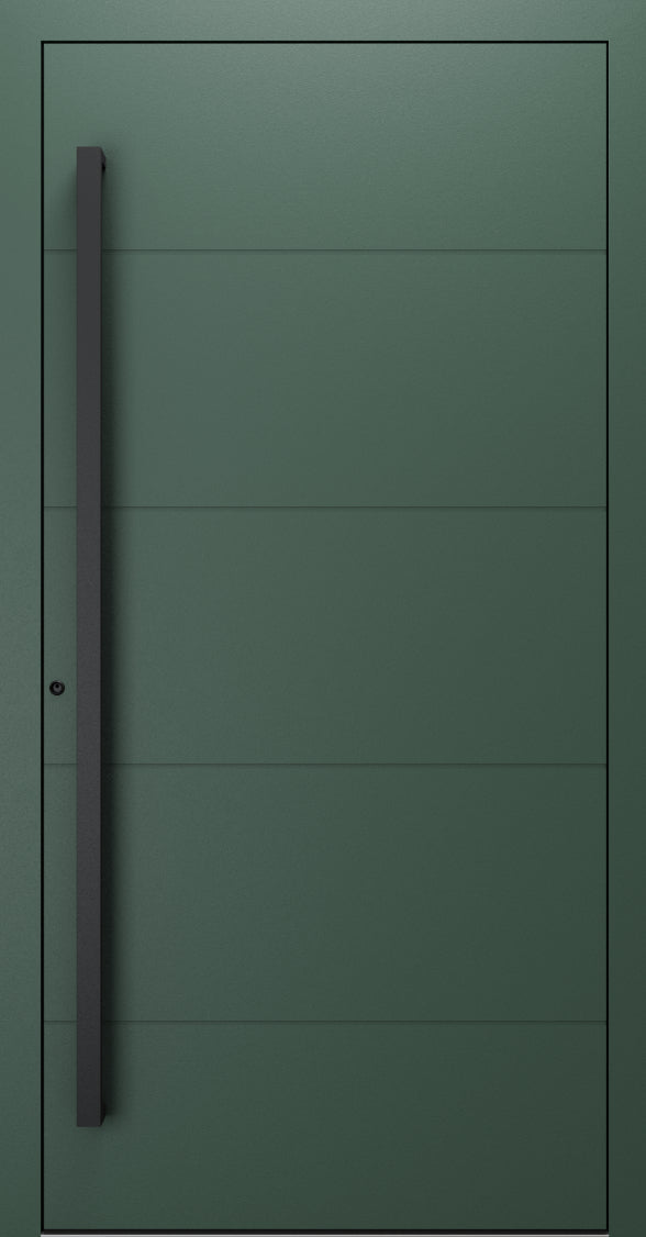 Fir Green Aluminium Front Door SL75