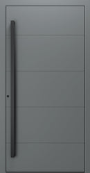 Turenwerke SL75 Design 660B Premium75 aluminium door in basalt grey RAL 7012