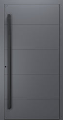 Turenwerke SL75 Design 660B Premium75 aluminium door in slate grey RAL 7015