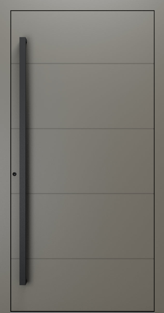 Turenwerke SL75 Design 660B Premium75 aluminium door in umbra grey RAL 7022