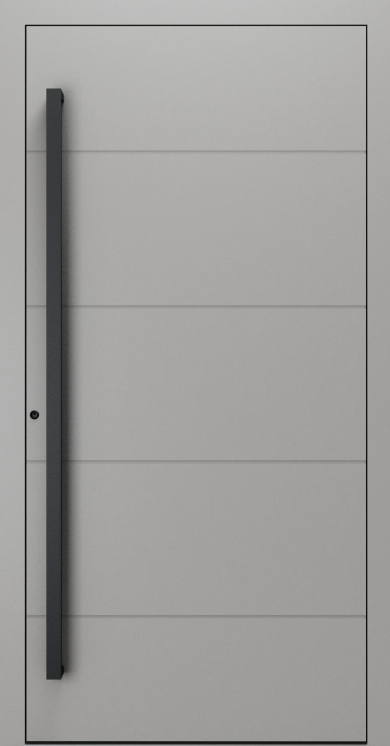 Turenwerke SL75 Design 660B Premium75 aluminium door in grey RAL 9007