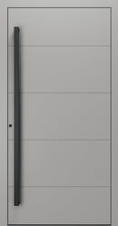 Turenwerke SL75 Design 660B Premium75 aluminium door in grey RAL 9007