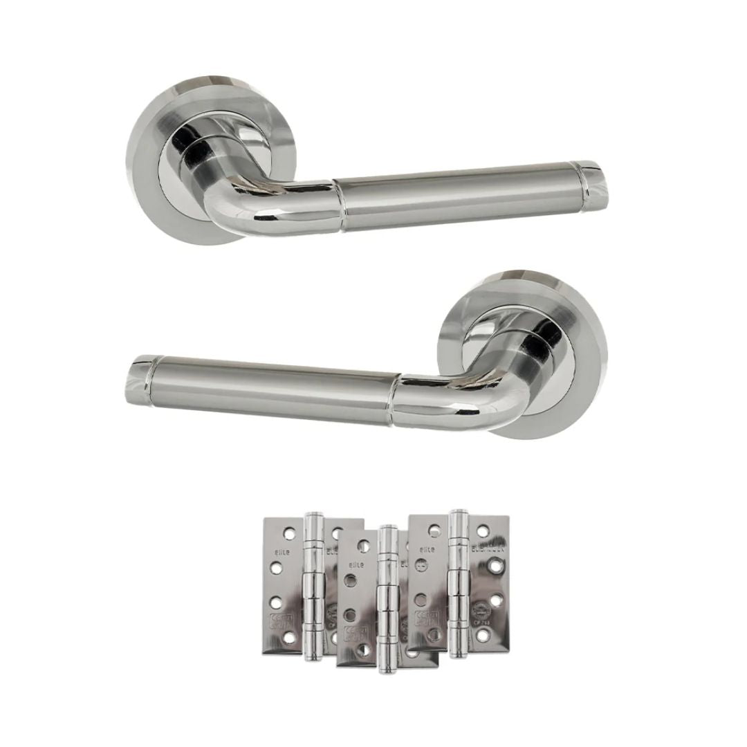 Atlantic ECO40SCPC Eco Ocean on Round Rose Door Handle Pack