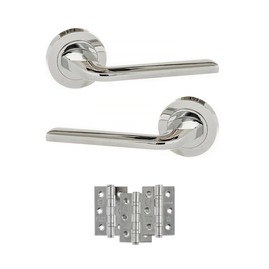 Atlantic ECO60 Eco Surf on Round Rose Door Handle Pack