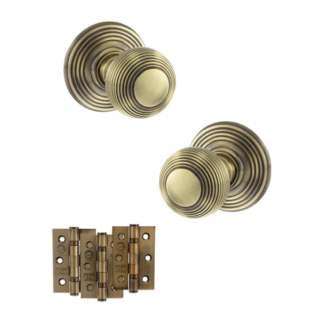 Atlantic OE50RMK Old English Ripon Mortice Knob Door Handle Pack