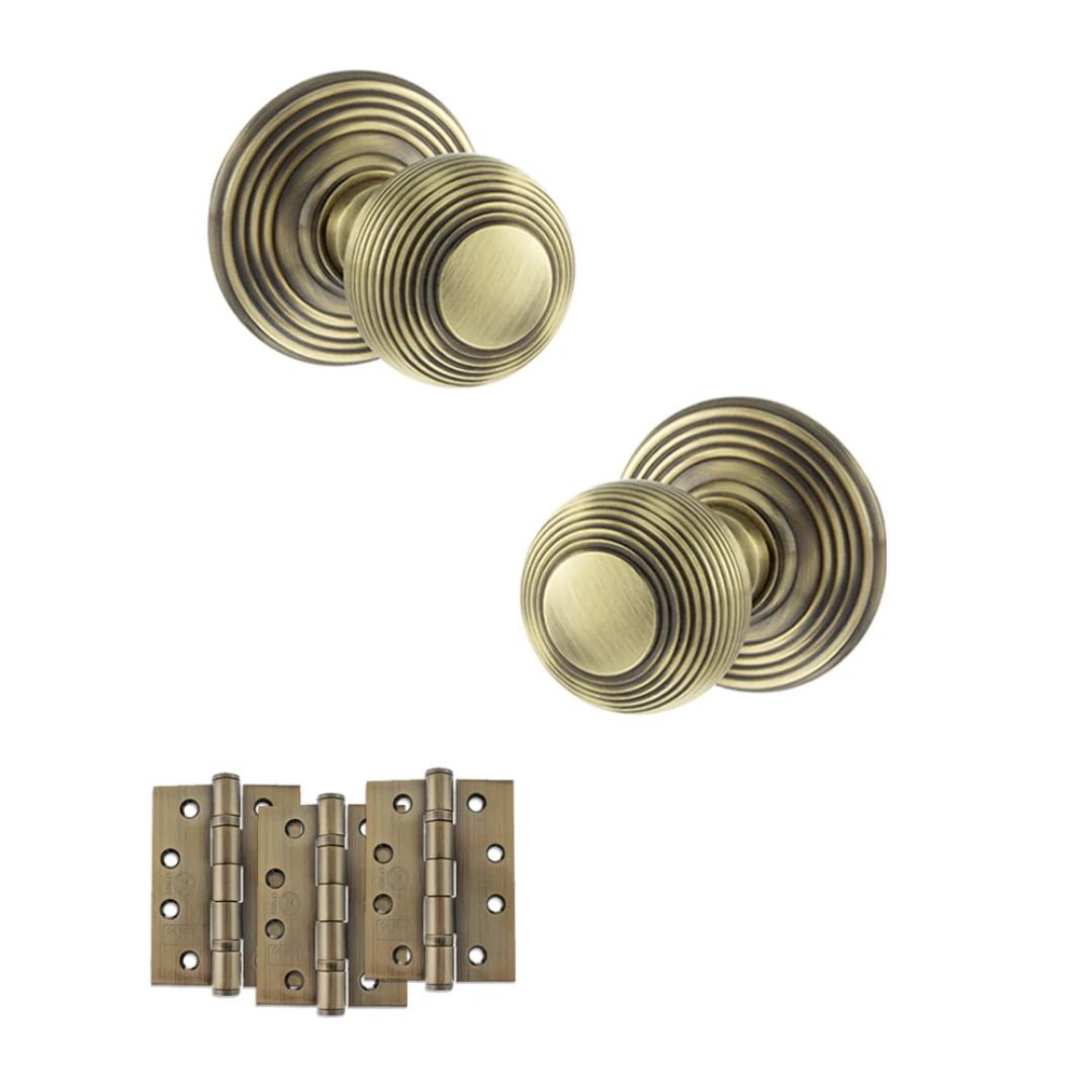 Atlantic OE50RMK Old English Ripon Mortice Knob Door Handle Pack