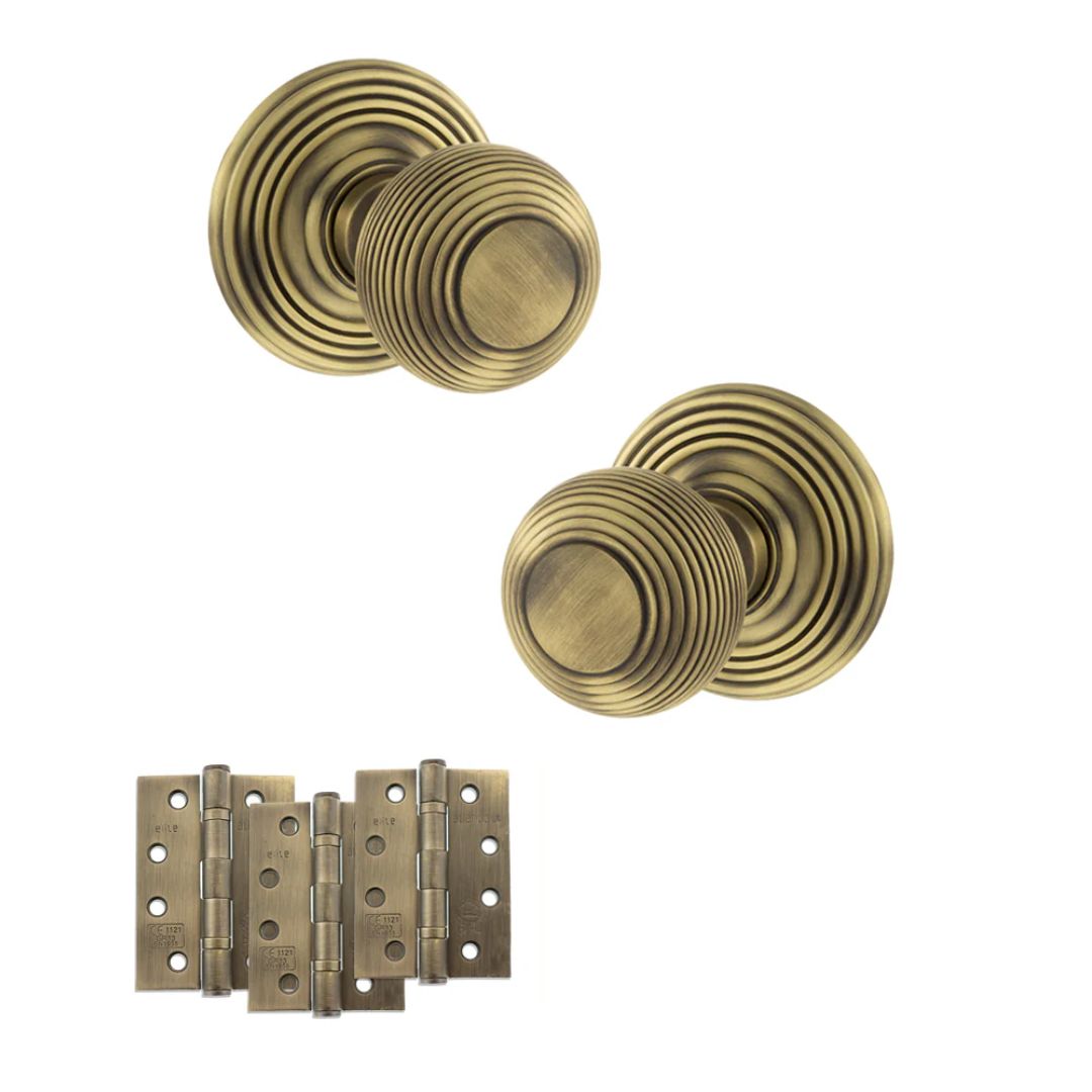 Atlantic OE50RMK Old English Ripon Mortice Knob Door Handle Pack