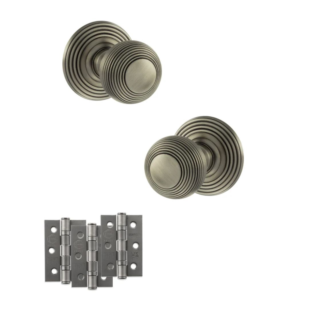 Atlantic OE50RMK Old English Ripon Mortice Knob Door Handle Pack