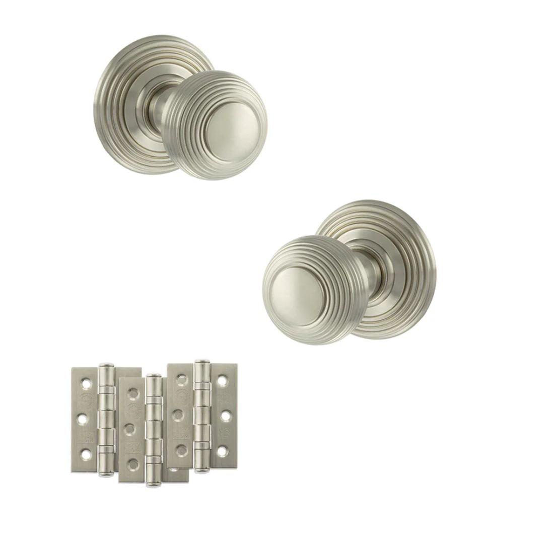 Atlantic OE50RMK Old English Ripon Mortice Knob Door Handle Pack