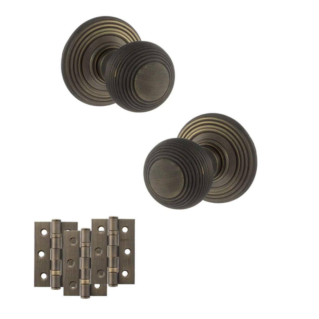 Atlantic OE50RMK Old English Ripon Mortice Knob Door Handle Pack