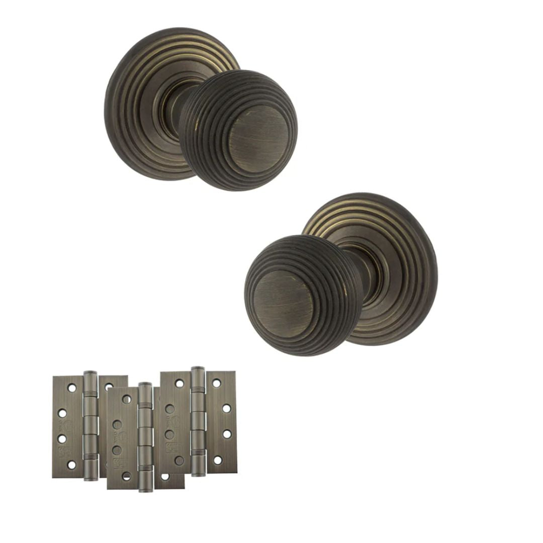 Atlantic OE50RMK Old English Ripon Mortice Knob Door Handle Pack