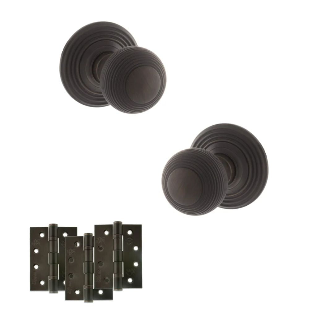 Atlantic OE50RMK Old English Ripon Mortice Knob Door Handle Pack