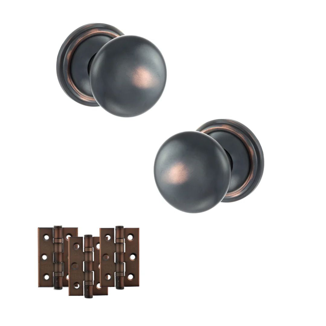 Atlantic OE58MMK Old English Harrogate Mortice Knob Door Handle Pack