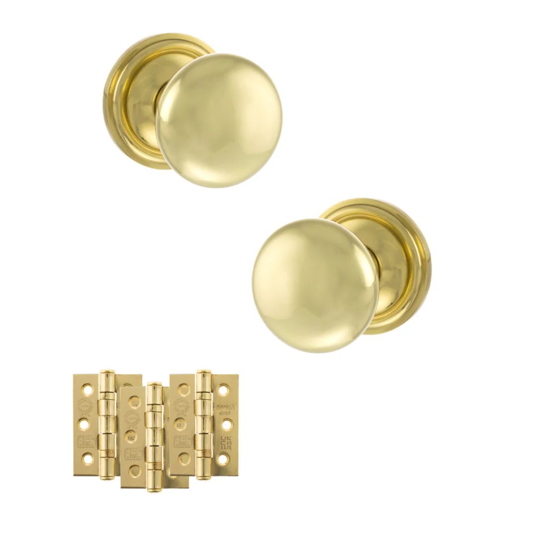Atlantic OE58MMK Old English Harrogate Mortice Knob Door Handle Pack