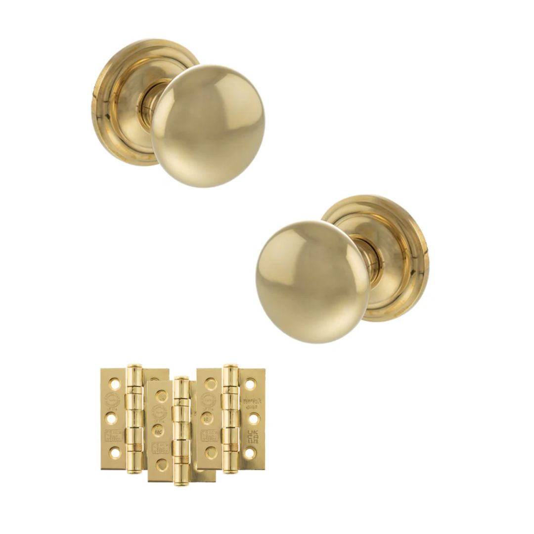 Atlantic OE58MMK Old English Harrogate Mortice Knob Door Handle Pack