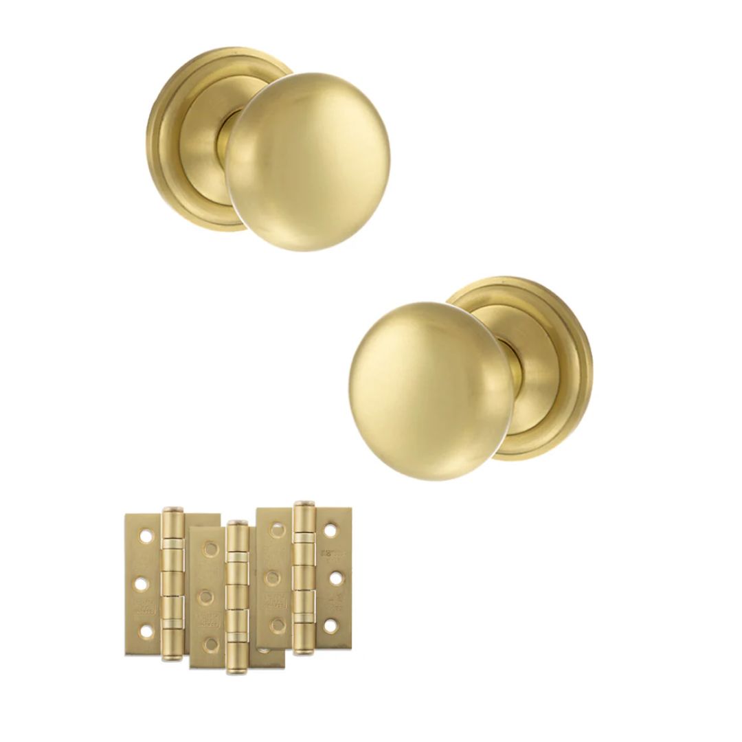 Atlantic OE58MMK Old English Harrogate Mortice Knob Door Handle Pack