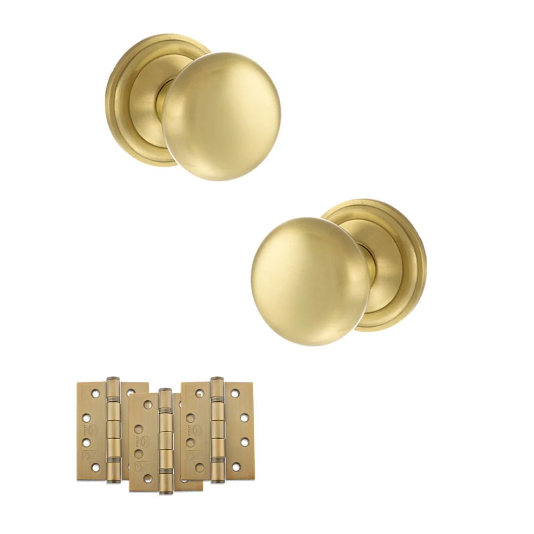Atlantic OE58MMK Old English Harrogate Mortice Knob Door Handle Pack