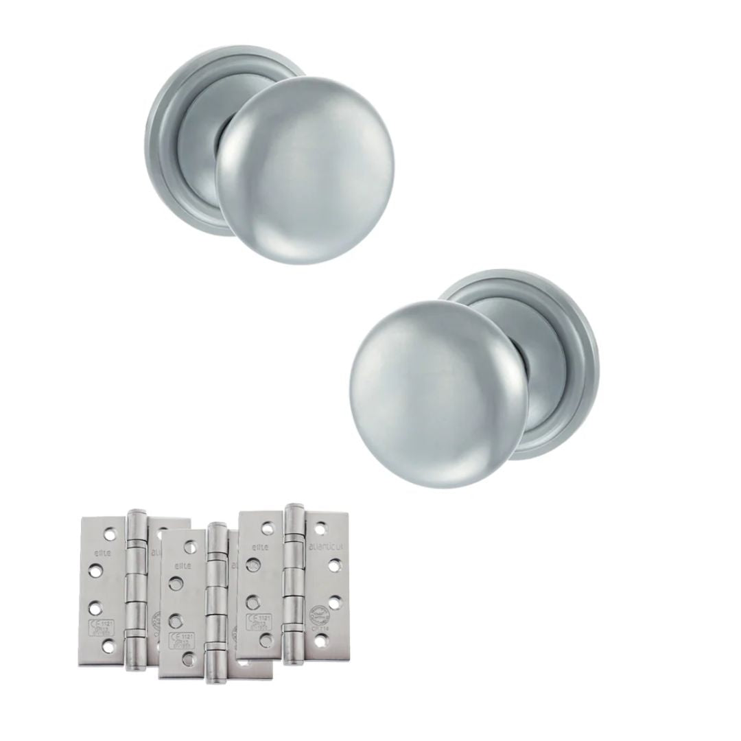 Atlantic OE58MMK Old English Harrogate Mortice Knob Door Handle Pack