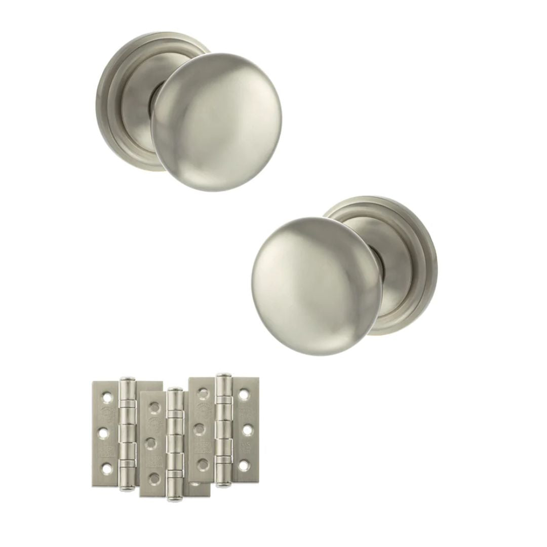 Atlantic OE58MMK Old English Harrogate Mortice Knob Door Handle Pack