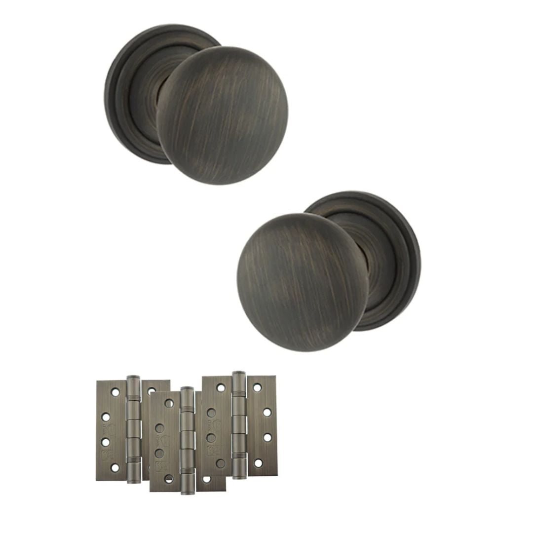 Atlantic OE58MMK Old English Harrogate Mortice Knob Door Handle Pack