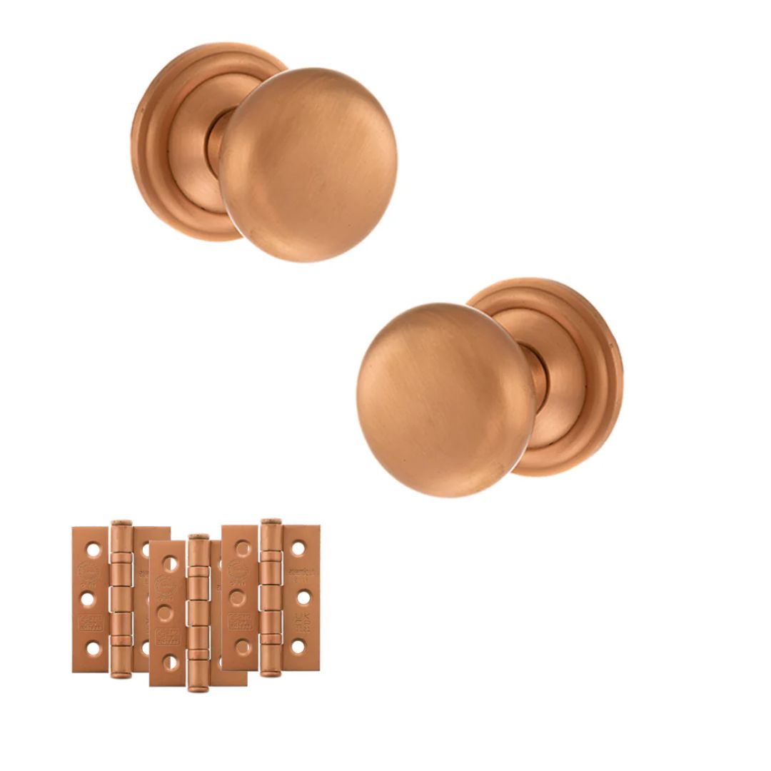 Atlantic OE58MMK Old English Harrogate Mortice Knob Door Handle Pack