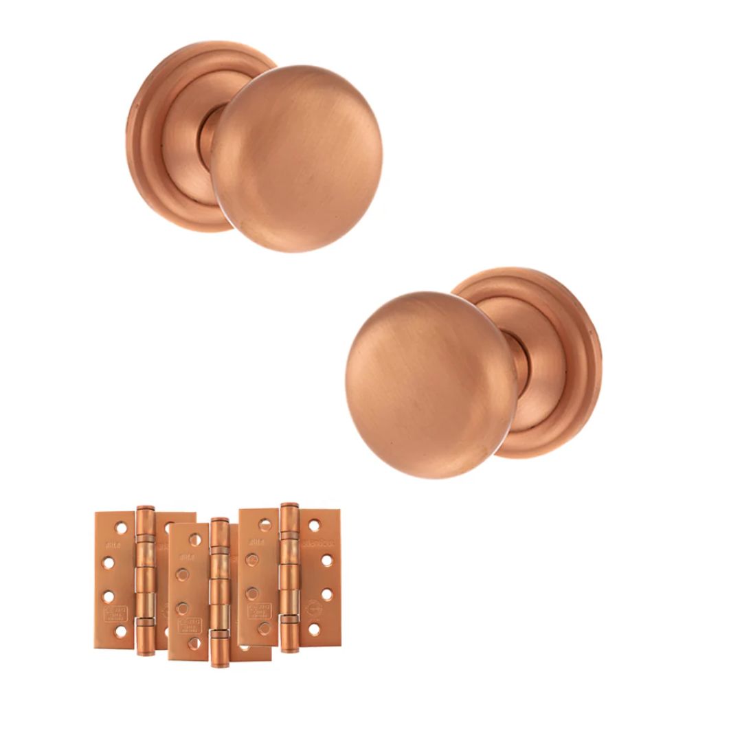Atlantic OE58MMK Old English Harrogate Mortice Knob Door Handle Pack