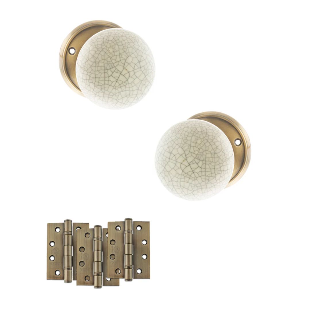 Atlantic OE59CMK Old English Skipton Mortice Knob Door Handle Pack