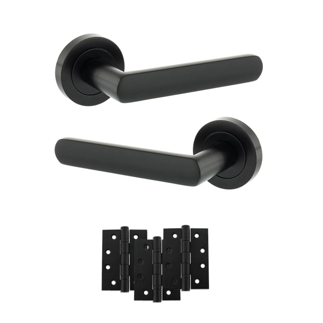 Atlantic S42R Status Carolina on Round Rose Door Handle Pack