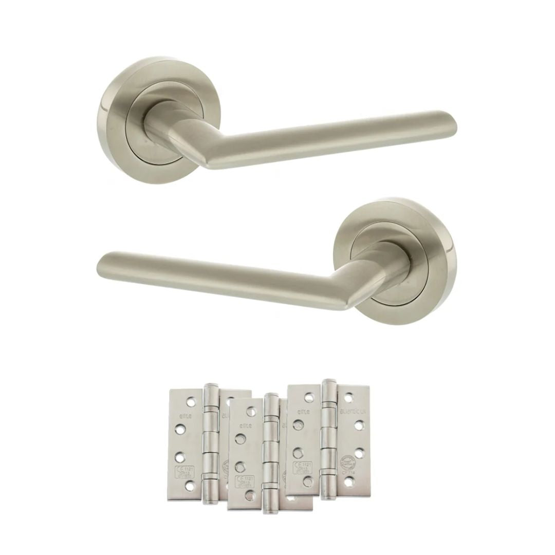 Atlantic S43R Status Alabama on Round Rose Door Handle Pack