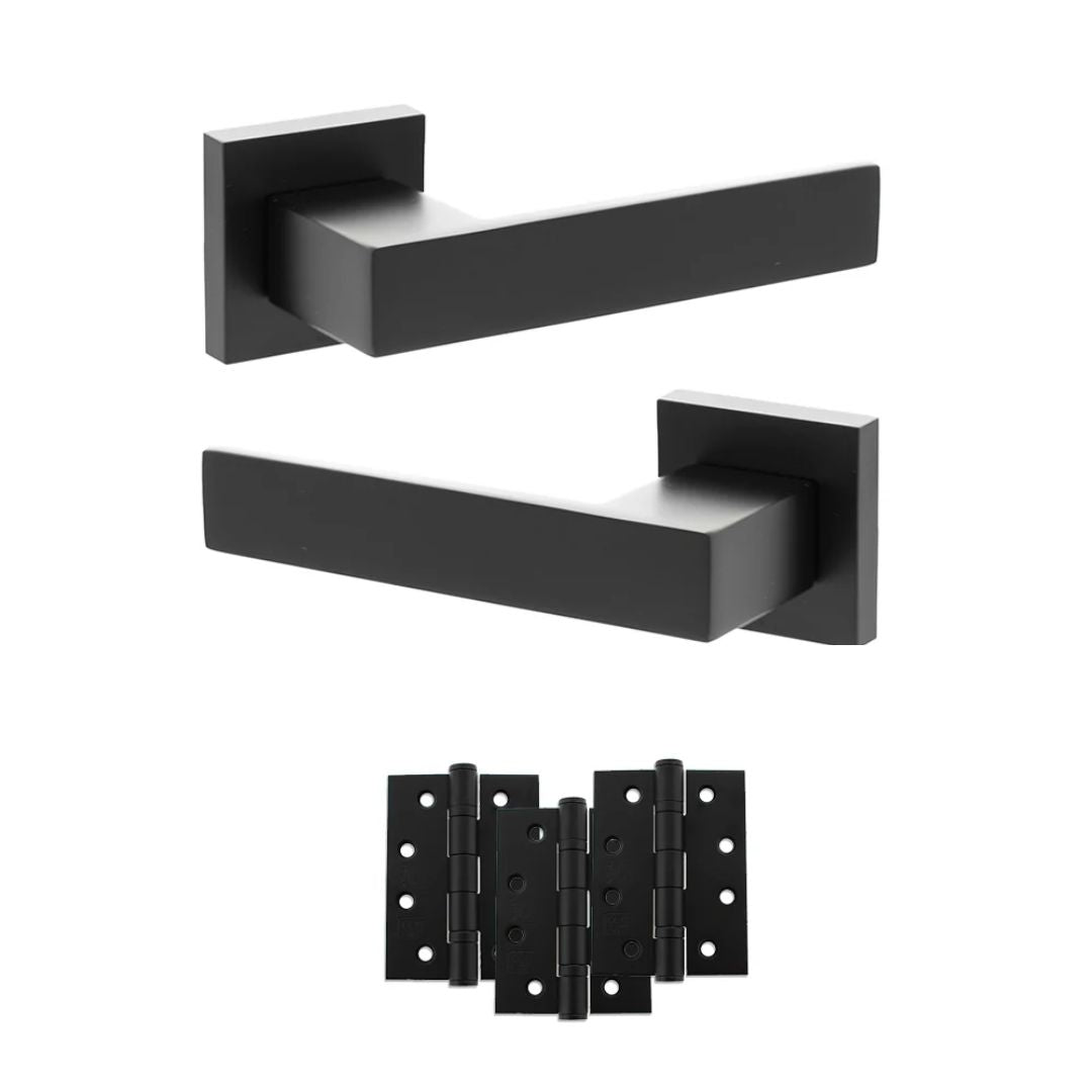 Atlantic SP217 Senza Pari Panetti on Square Rose Door Handle Pack