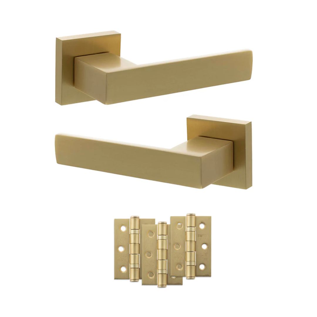 Atlantic SP217 Senza Pari Panetti on Square Rose Door Handle Pack