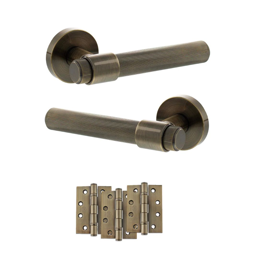 Atlantic SPR165 Senza Pari Fasana on Round Rose Door Handle Pack