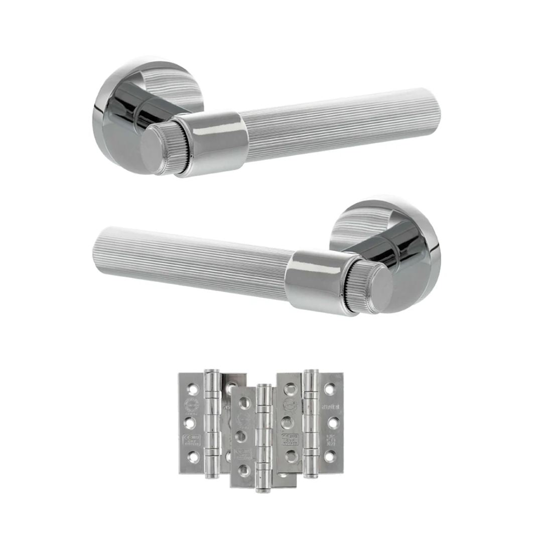 Atlantic SPR165 Senza Pari Fasana on Round Rose Door Handle Pack
